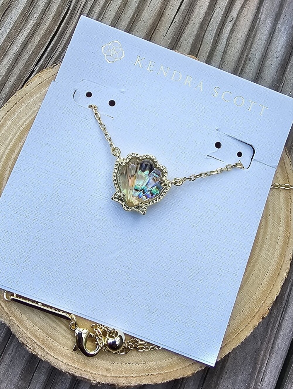 Kendra Scott Brynne Abalone Shell Necklace